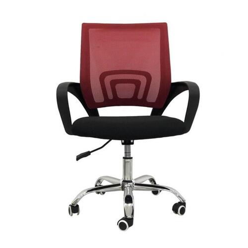 Kontorstol Versa Sort Rød Multifarvet 51 x 58 cm