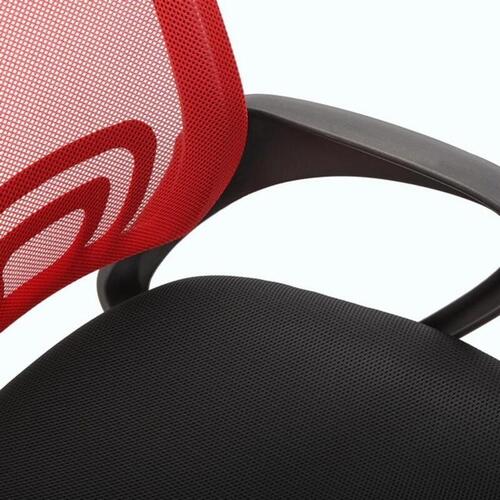 Kontorstol Versa Sort Rød Multifarvet 51 x 58 cm