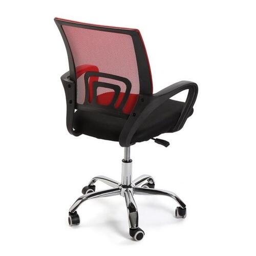 Kontorstol Versa Sort Rød Multifarvet 51 x 58 cm
