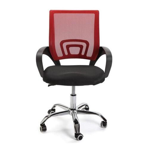 Kontorstol Versa Sort Rød Multifarvet 51 x 58 cm