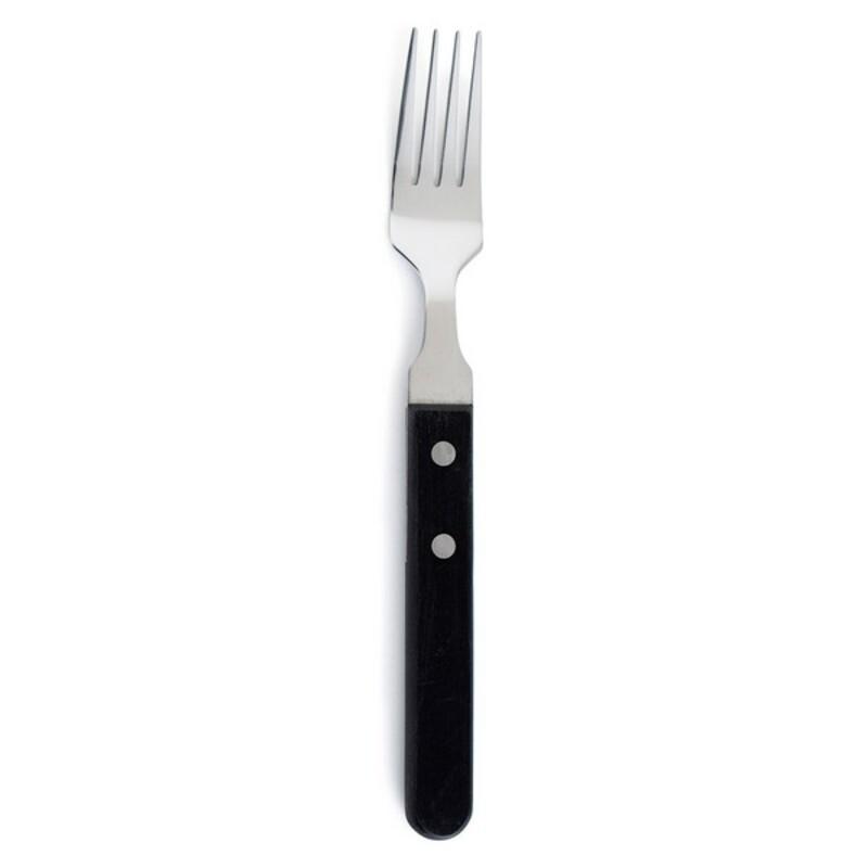 Amefa Pizza - sæt med bordgafler, metal 21,2 cm (12 stk.)