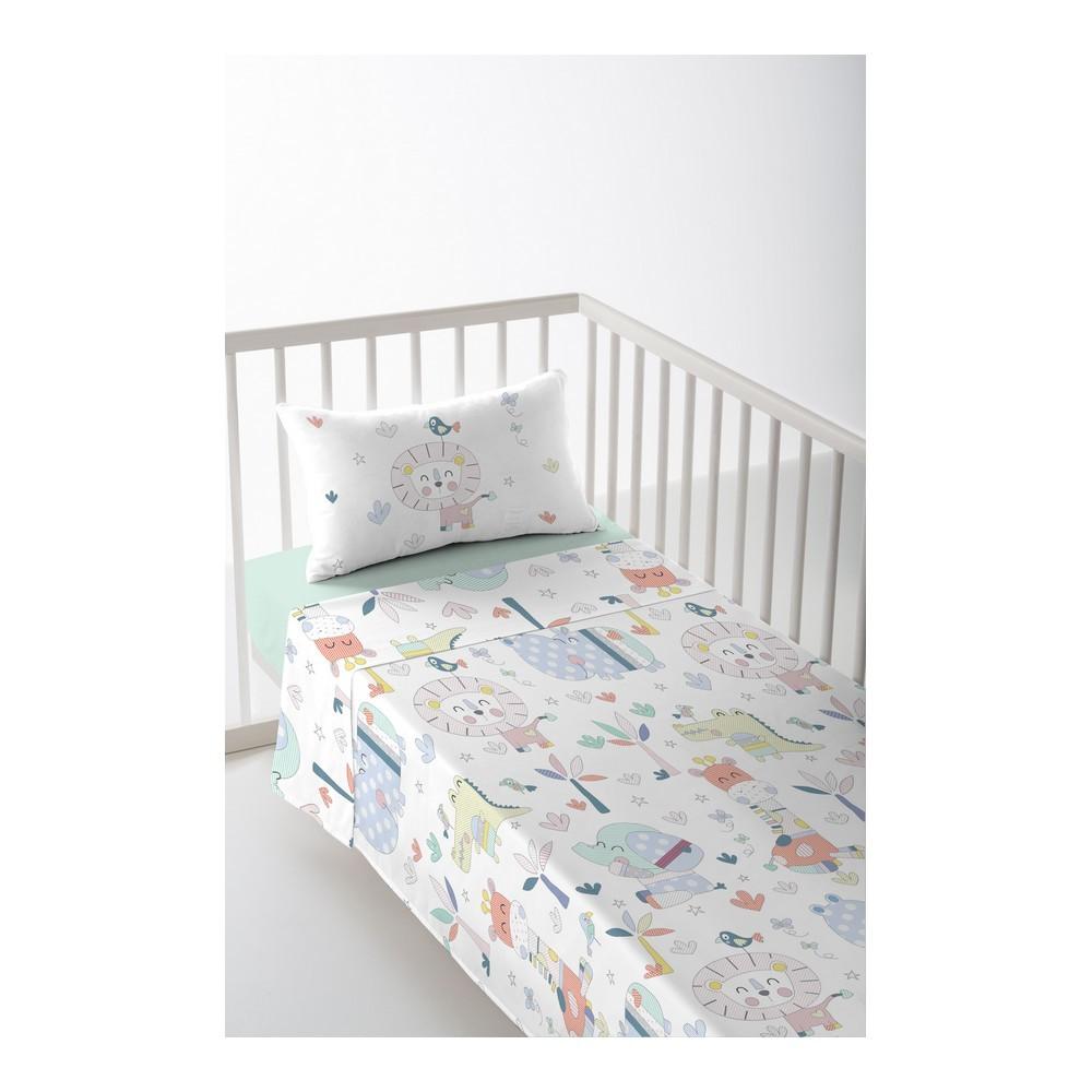 Lagen til vugge Cool Kids Jungle 100 x 130 cm