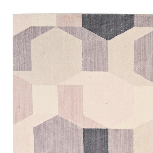 Gulvtæppe med tryk 120 x 170 cm polyester flerfarvet