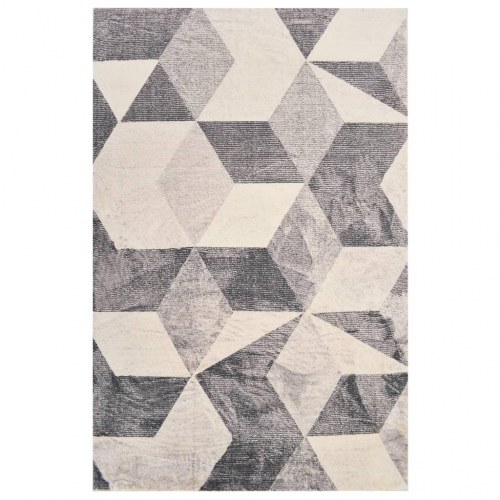 Gulvtæppe med tryk 120x170 cm polyester beige