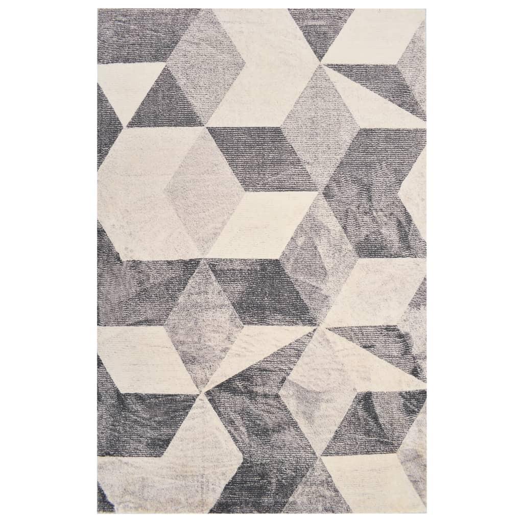 Gulvtæppe med tryk 120x170 cm polyester beige