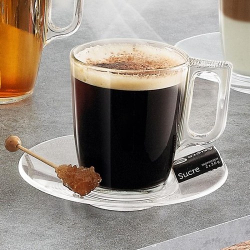 Luminarc Nuevo kaffekopper 90 ml - 6 stk. gennemsigtigt glas
