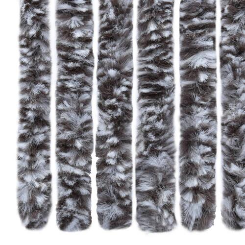 Insektgardin 120x220 cm chenille brun og beige