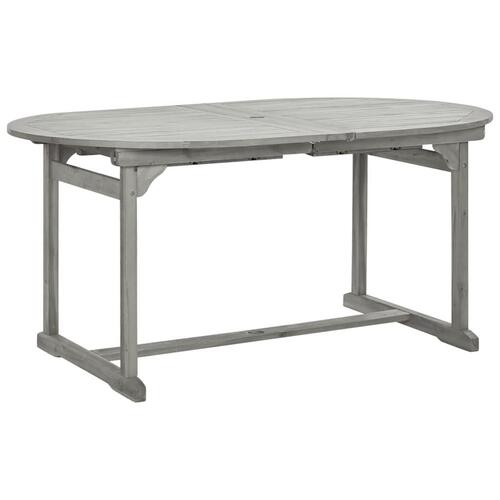Havebord (160-240)x100x75 cm massivt akacietræ