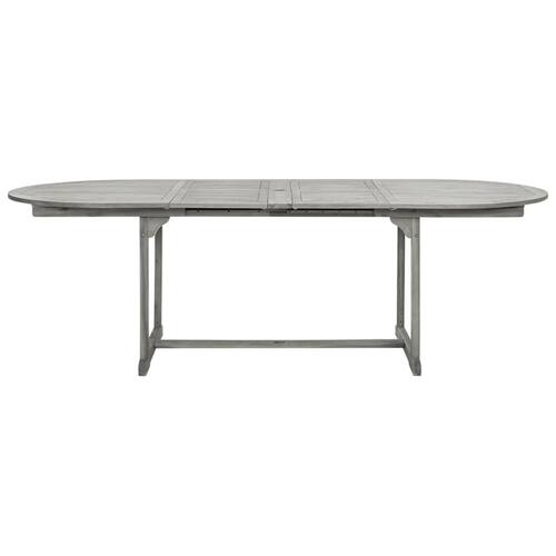 Havebord (160-240)x100x75 cm massivt akacietræ