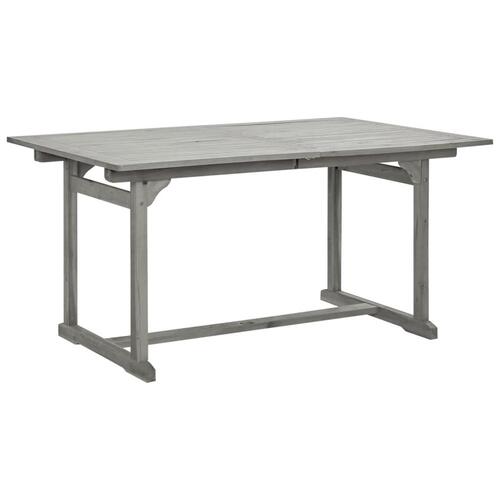 Havebord (150-200)x100x75 cm massivt akacietræ