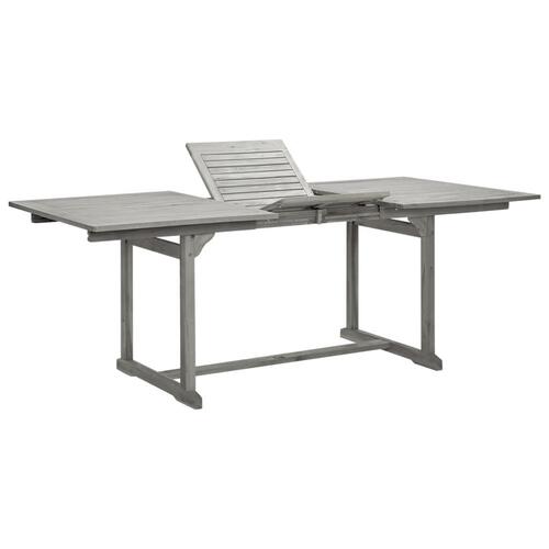 Havebord (150-200)x100x75 cm massivt akacietræ