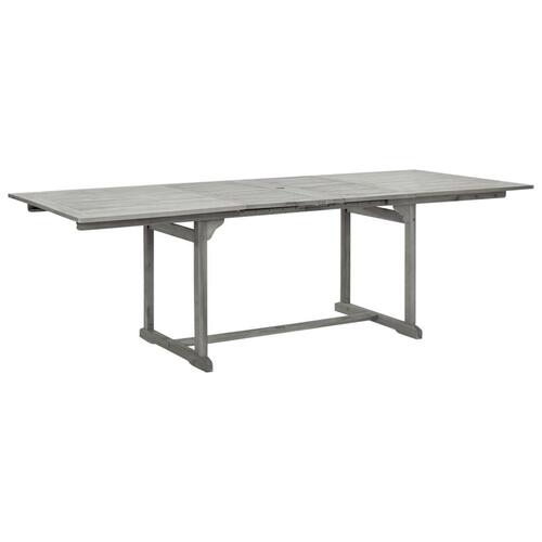 Havebord (160-240)x100x75 cm massivt akacietræ