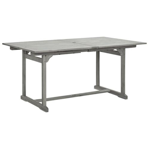 Havebord (160-240)x100x75 cm massivt akacietræ