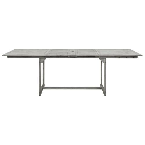 Havebord (160-240)x100x75 cm massivt akacietræ