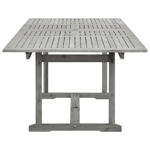 Havebord (160-240)x100x75 cm massivt akacietræ