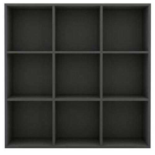 Bogreol 98x29x97,5 cm konstrueret træ grå
