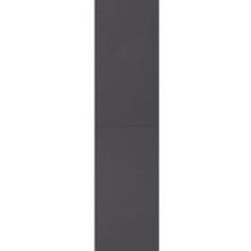 Bogreol med 5 hylder 80x24x175 cm konstrueret træ grå