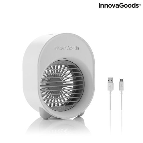 Mini Ultralyd luftkøler-luftfugter med LED Koolizer InnovaGoods
