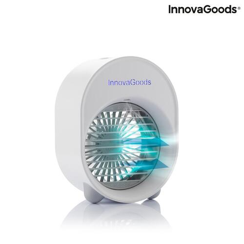 Mini Ultralyd luftkøler-luftfugter med LED Koolizer InnovaGoods