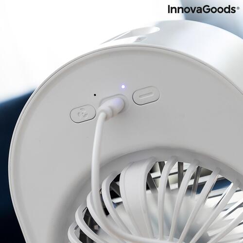 Mini Ultralyd luftkøler-luftfugter med LED Koolizer InnovaGoods