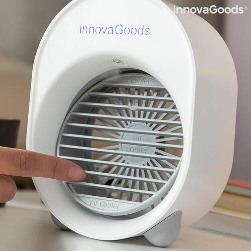Mini Ultralyd luftkøler-luftfugter med LED Koolizer InnovaGoods