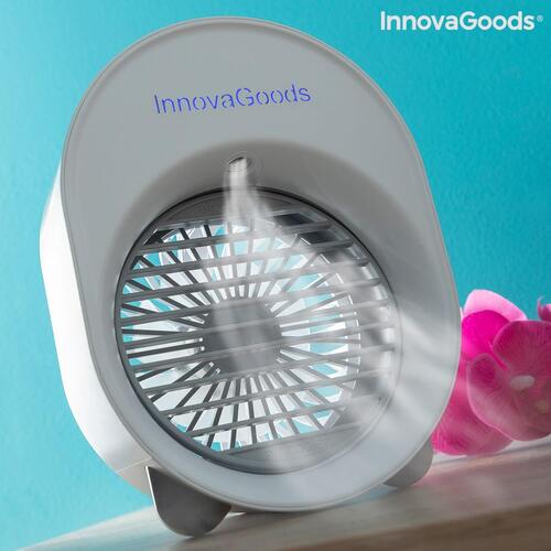 Mini Ultralyd luftkøler-luftfugter med LED Koolizer InnovaGoods