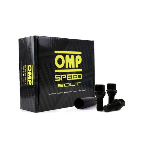 Set Møtrikker OMP 33 mm Sort M12 x 1,50