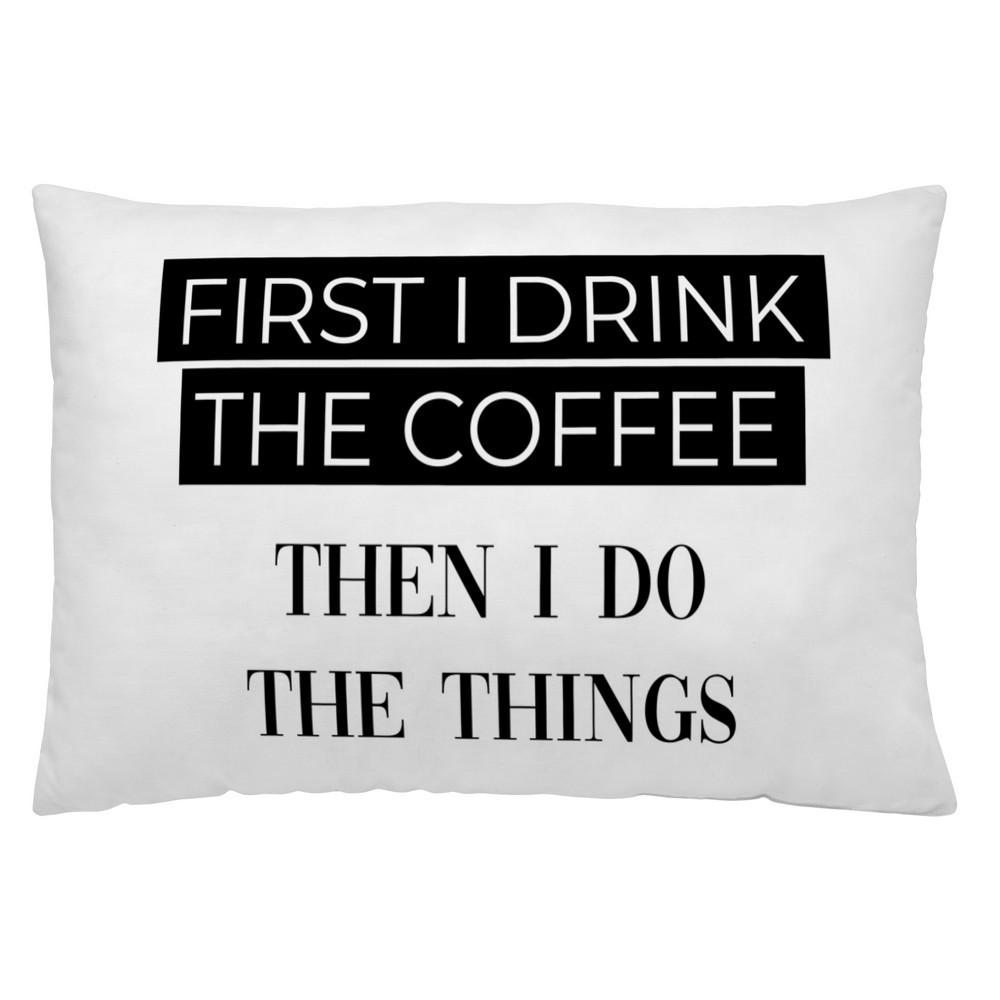 Pudebetræk 50 x 30 cm Naturals Matt - bomuld med lynlås