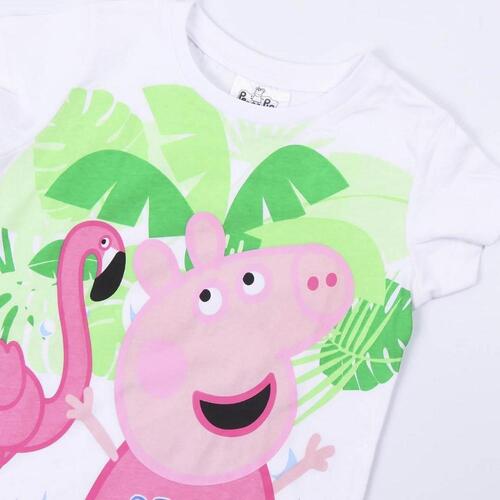Sæt med tøj Peppa Pig Hvid Blå 4 år