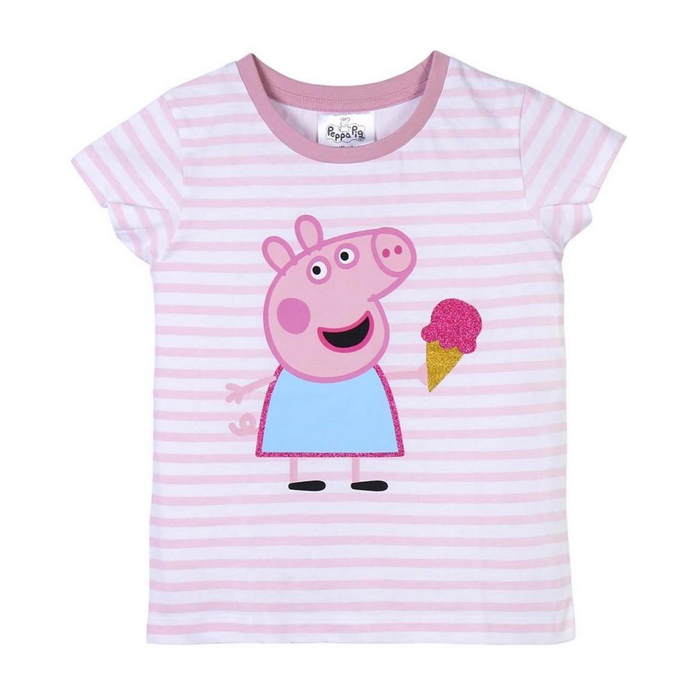 Børne Kortærmet T-shirt Peppa Pig Pink 3 år