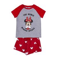 Børnepyjamasser Minnie Mouse Rød Grå 6 år