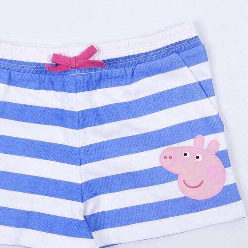 Sæt med tøj Peppa Pig Hvid Blå 5 år