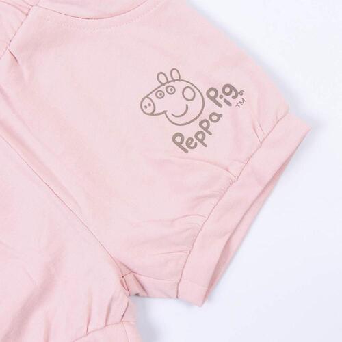 Sæt med tøj Peppa Pig Pink 6 måneder