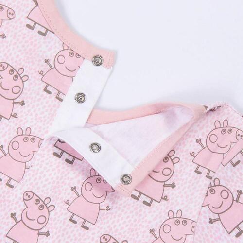 Sæt med tøj Peppa Pig Pink 6 måneder