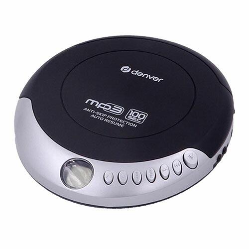 CD/MP3-afspiller Denver Electronics Sort Sort/Grå