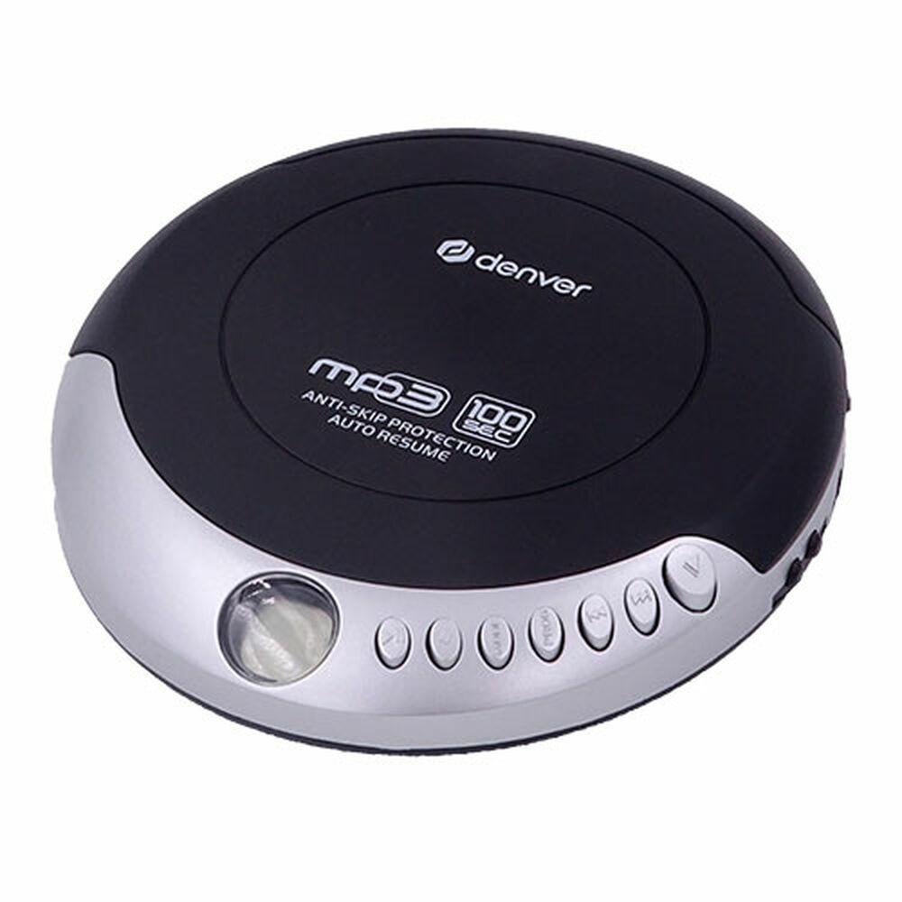 CD/MP3-afspiller Denver Electronics Sort Sort/Grå