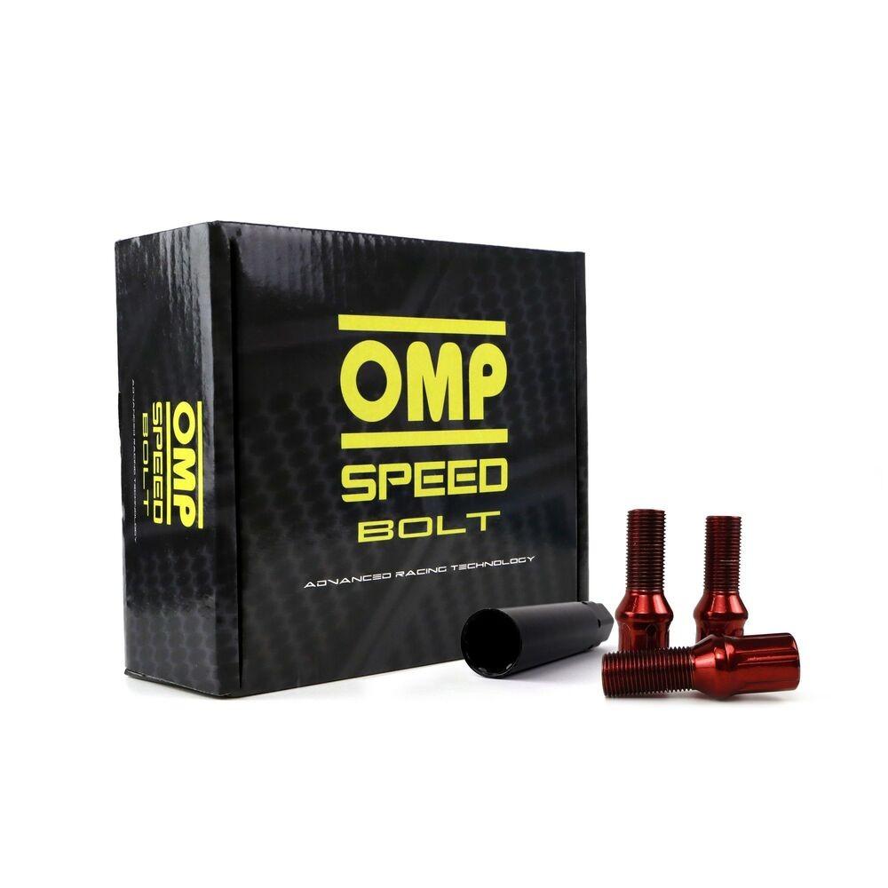 Set Møtrikker OMP 27 mm Rød 20 uds M14 x 1,25