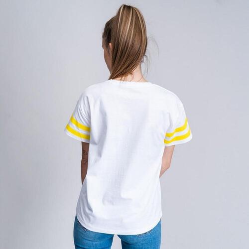 Kortærmet T-shirt til Kvinder Snoopy Hvid M