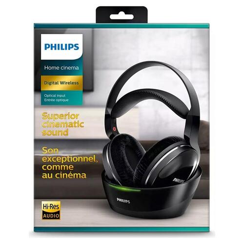 Hovedtelefoner Philips Sort Trådløst