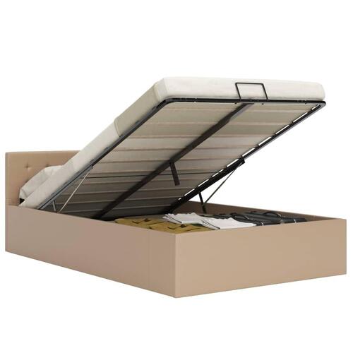 Sengeramme uden madras med hydraulisk opbevaring 180x200cm