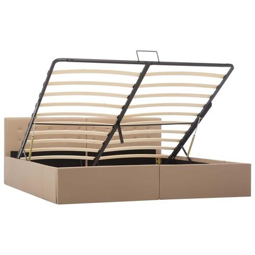 Sengeramme uden madras med hydraulisk opbevaring 180x200cm