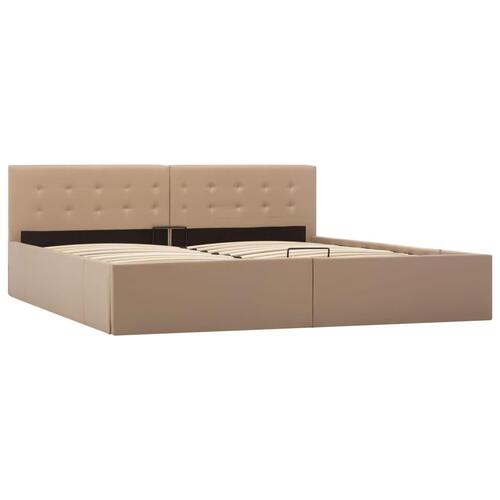 Sengeramme uden madras med hydraulisk opbevaring 180x200cm