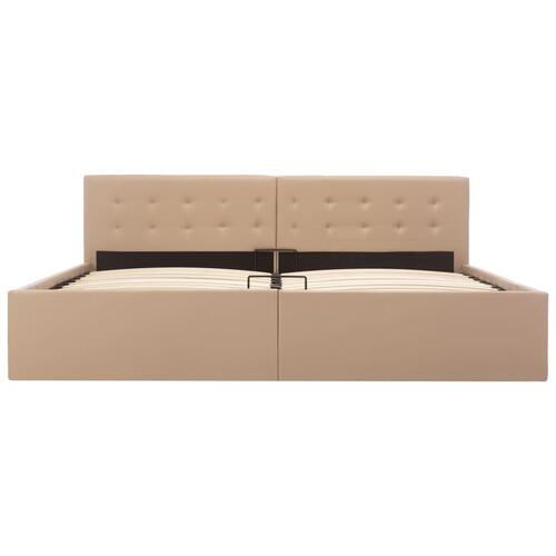 Sengeramme uden madras med hydraulisk opbevaring 180x200cm