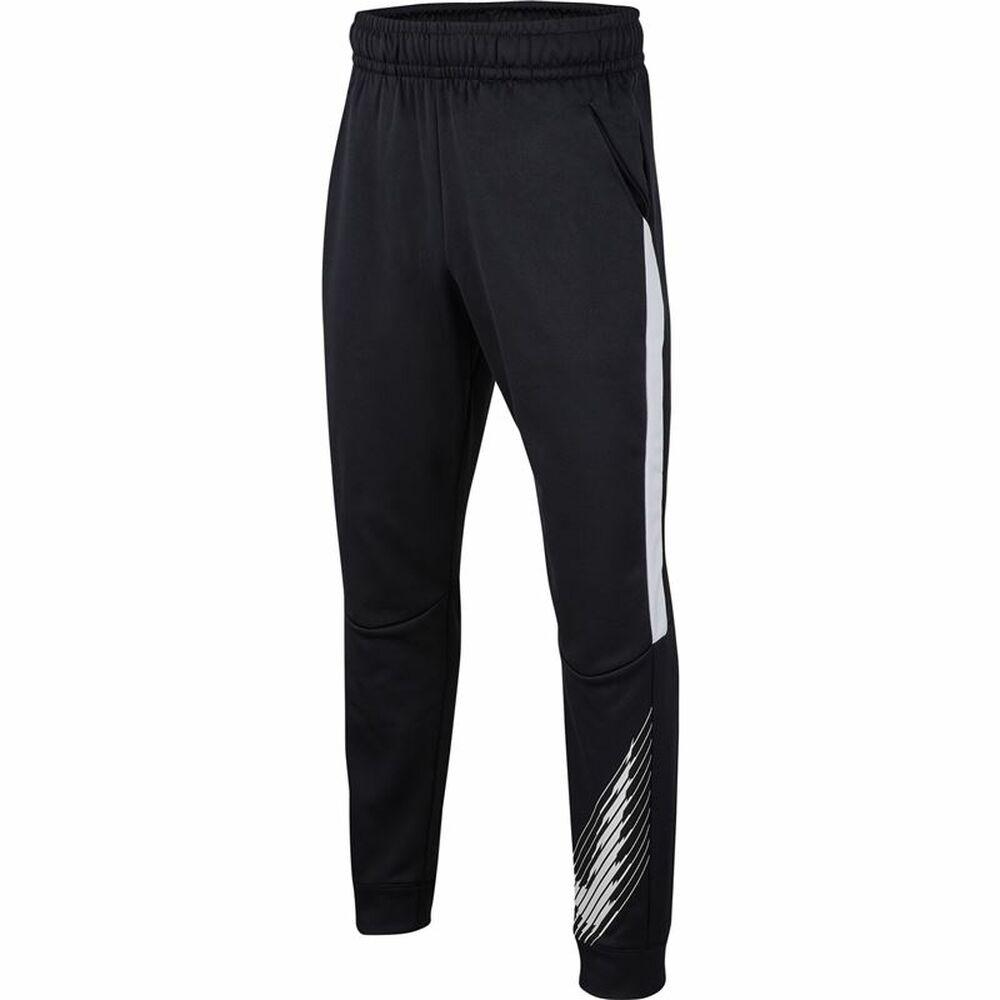 Træningsdragt til børn underdele Nike Dri-FIT Therma Sort Drenge 8-10 år