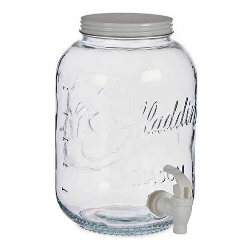 Kande Gennemsigtig Vandhane Metal Plastik Glas (3800 ml)