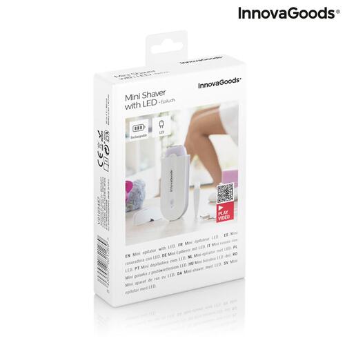 Genopladelig Mini Shaver med LED lys Epiluch InnovaGoods
