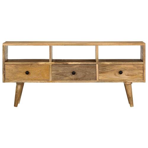 Tv-skab 110 x 36 x 50 cm massivt mangotræ