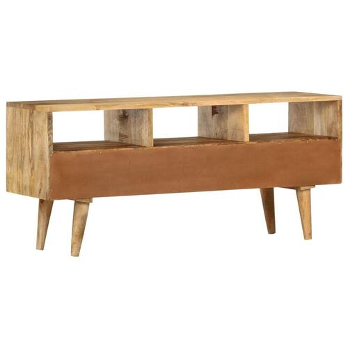 Tv-skab 110 x 36 x 50 cm massivt mangotræ