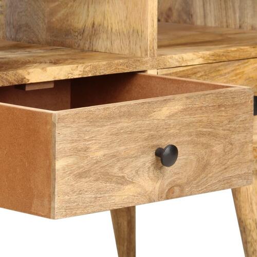Tv-skab 110 x 36 x 50 cm massivt mangotræ