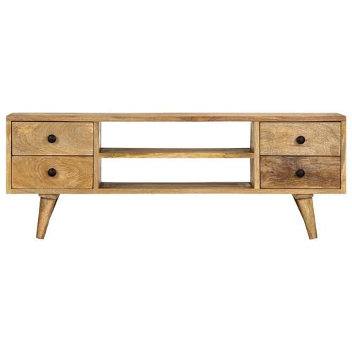 Tv-skab 110 x 35 x 40 cm massivt mangotræ